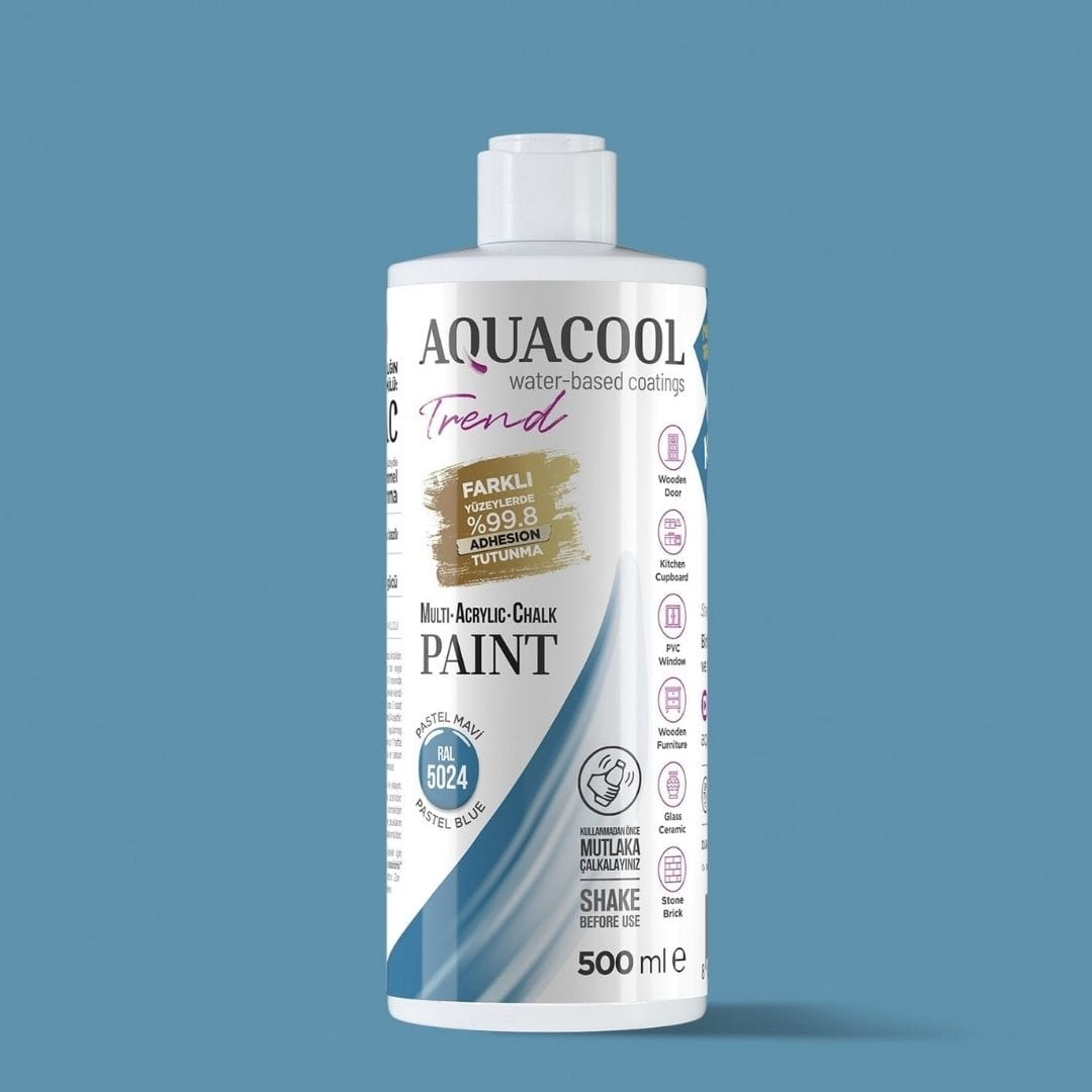 Aquacool Trend MAC Paint RAL 5024 Pastel Blue, 16.9 fl oz